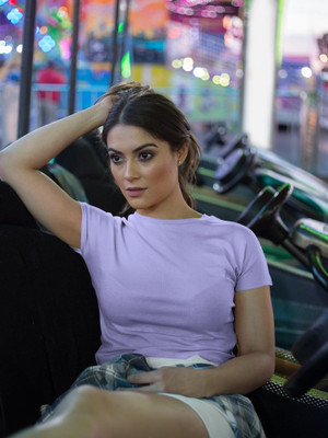 COLOR CAPITAL Casual Solid Women Purple Top