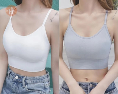 Vihrik No Women Everyday Lightly Padded Bra(Green, White)