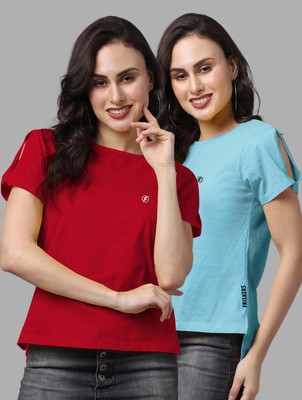 FRISKERS Casual Solid Women Multicolor Top