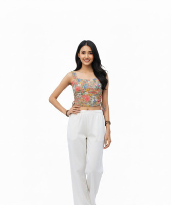 RUPPE Casual Floral Print Women Multicolor Top