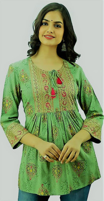 mahadevara creation Casual Printed Women Multicolor Top