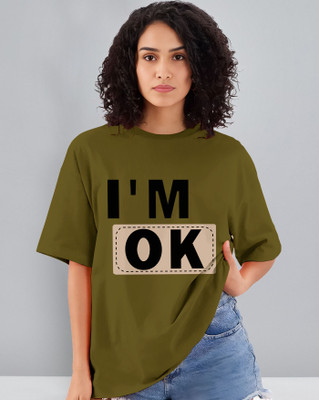 AUSK Casual Printed Women Green Top