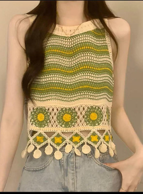 Emprace Casual Self Design Women Green Top