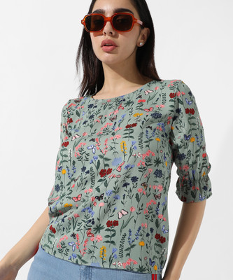 CAMPUS SUTRA Casual Printed Women Multicolor Top