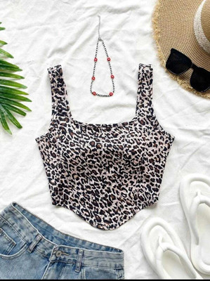 jo jo creatrion Casual Printed Women Black Top