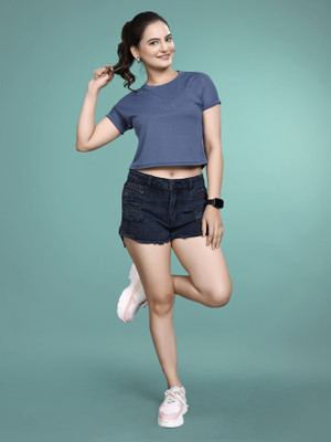 SAKARMAA Party Solid Women Beige Top