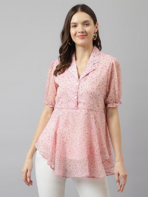 Toochki Casual Printed Women Pink Top