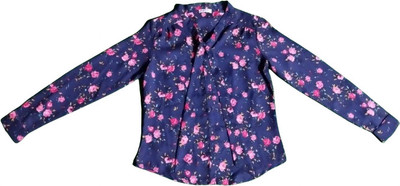 harita enterprise Casual Printed Women Blue, Pink Top