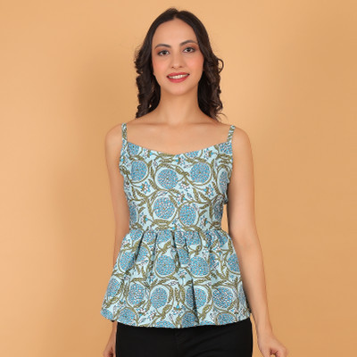 ENTNICBLISS Casual Printed Women Multicolor Top