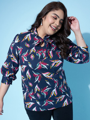 Austivo Casual Printed Women Multicolor Top