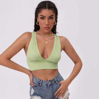 BoStreet Casual Solid Women Green Top