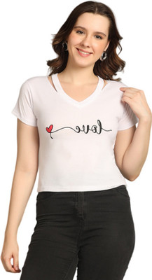 Kamedge Global Formal Printed Women White Top