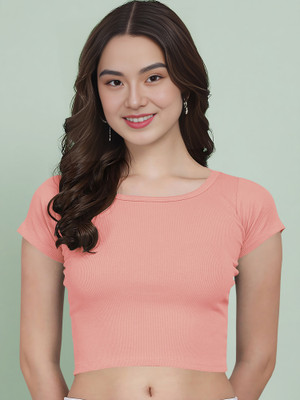 NAVYANKAA Casual Self Design Women Pink Top