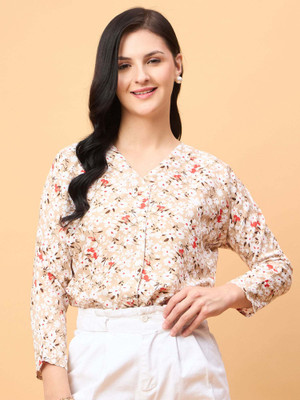 Neesh Casual Printed Women Multicolor Top