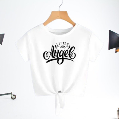 HouseOfCommon Casual Printed Women White Top