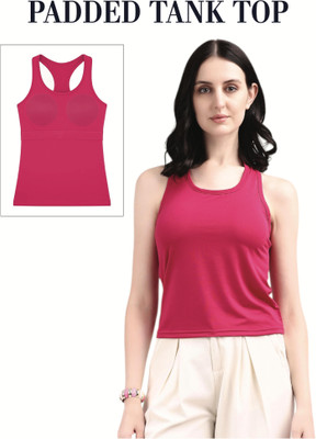 EVELVIE Casual Solid Women Purple Top