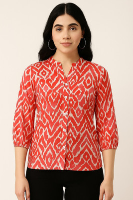 GLENZI Casual Printed Women Multicolor Top