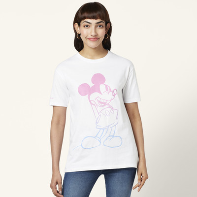 Honey By Pantaloons Casual Printed Women White Top