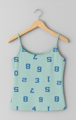 DIAZ Casual Printed Women Green Top