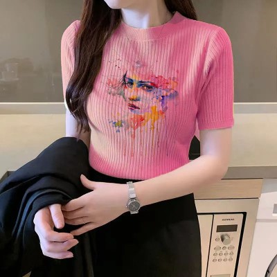 Istyle Can Casual Printed Women Pink Top