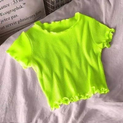 Big Hub Casual Solid Women Green Top