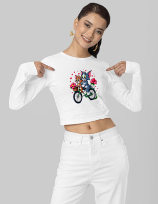 VEKTEK Casual Graphic Print, Printed Women White, Multicolor Top