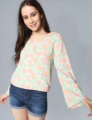 FLYING MACHINE Casual Printed Women Multicolor Top