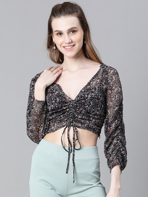 OXOLLOXO Casual Printed Women Multicolor Top