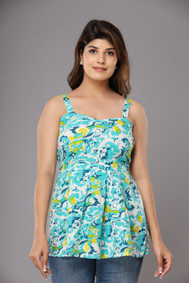 Shedika Casual Printed Women White Top
