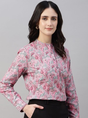 Hancock Formal Printed Women Pink Top