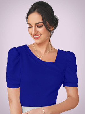Kashonaa Casual Solid Women Blue Top
