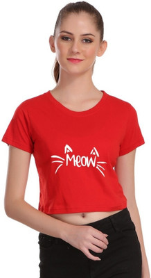 ANURUPAM FASHION Casual Printed Women Red Top