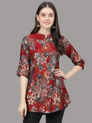 Elegance enterprise Casual Printed Women Multicolor Top