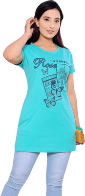 vax vax Casual Printed Women Green Top