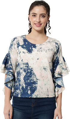 ALL WAYS YOU Casual Printed Women Multicolor Top