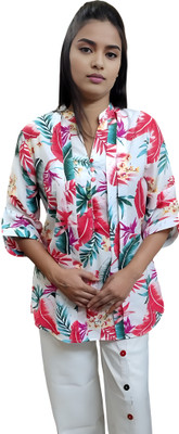 Ditvi Casual Printed Women Multicolor Top