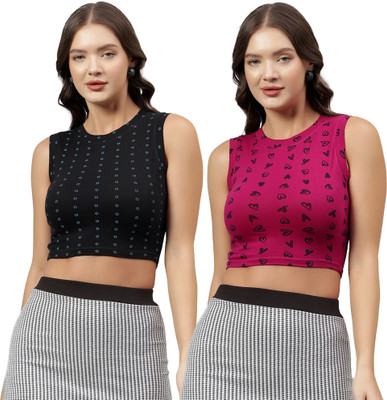 DIAZ Casual Printed Women Multicolor Top