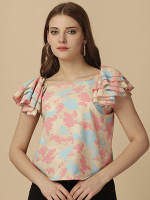 METRONAUT Casual Printed Women Multicolor Top