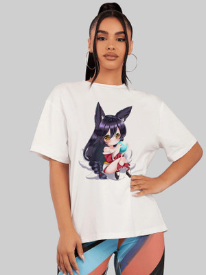 CZC Casual Printed Women White Top
