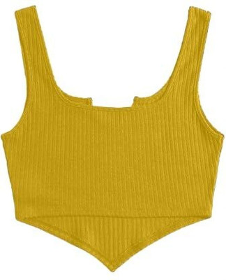 DEALZONE Casual Self Design Women Black Top