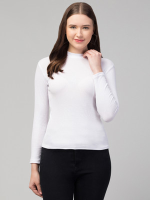 ASAD GARMENTS Casual Solid Women White Top