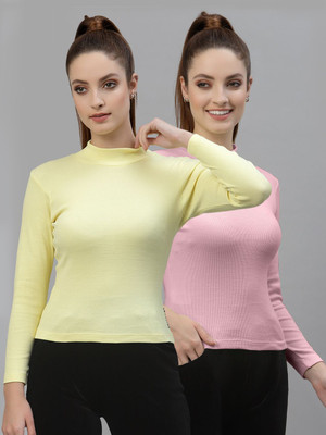 HouseOfCommon Casual Self Design Women Multicolor Top