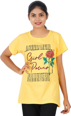GOKUL FASHION Casual Printed Women Yellow Top