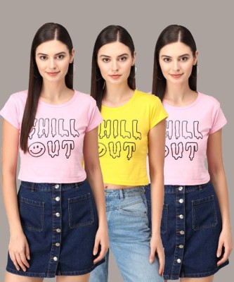 Trendy World Casual Printed Women Multicolor Top