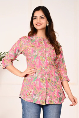 JagMohan Creation Casual Printed Women Multicolor Top