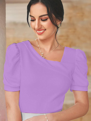 Dream Beauty Fashion Casual Solid Women Purple Top