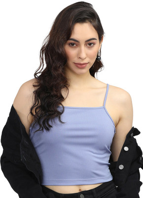 Istyle Can Casual Striped Women Purple Top