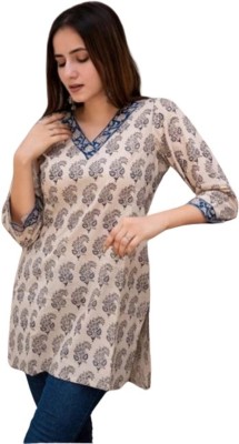 INAYA Casual Printed Women White Top