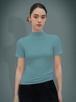 Dream Beauty Fashion Casual Solid Women Light Green Top