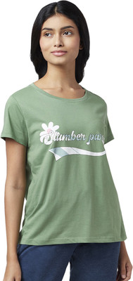 Dreamz by Pantaloons Casual Printed Women Green Top
